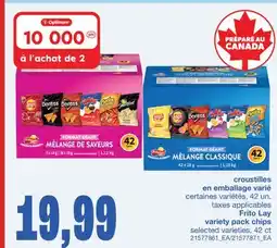 Wholesale Club croustilles en emballage varié, 42 un offer