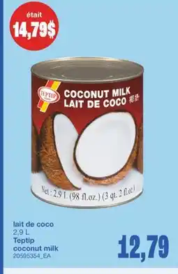 Wholesale Club LAIT DE COCO, 2,9 L offer