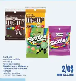 Wholesale Club bonbons, 95–255 g offer