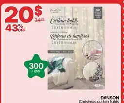 Rossy DANSON Christmas curtain lights offer