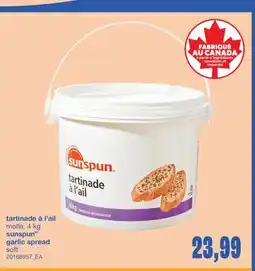 Wholesale Club tartinade à l'ail molle, 4 kg offer