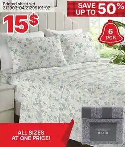 Rossy Printed sheet set offer