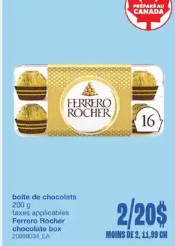 Wholesale Club boîte de chocolats, 200 g offer