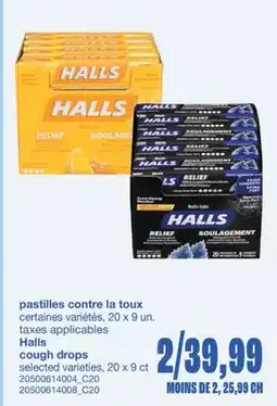 Wholesale Club PASTILLES CONTRE LA TOUX, 20 X 9 UN offer