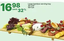 Rossy Large bamboo serving tray offer