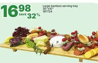 Rossy Large bamboo serving tray offer