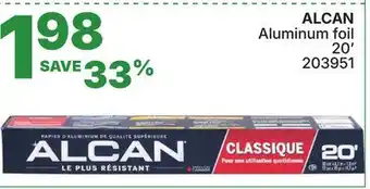 Rossy ALCAN Aluminum foil offer