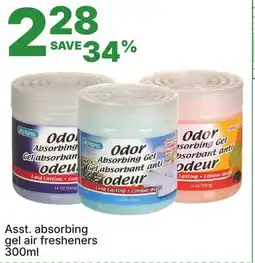 Rossy ODOR Asst., absorbing gel air fresheners offer
