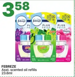 Rossy FEBREZE Asst. scented oil refills offer