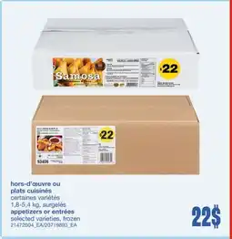 Wholesale Club hors-d'œuvre ou plats cuisinés, 1,8-5,4kg offer