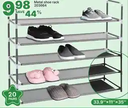 Rossy Metal shoe rack offer