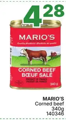 Rossy MARIO'S Corned beef offer