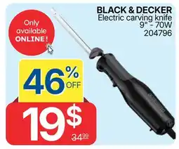 Rossy BLACK & DECKER Electric carving knife offer