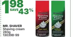 Rossy MR. SHAVER Shaving cream offer