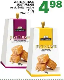 Rossy WATERBRIDGE JUST FUDGE Asst. Butter fudge offer