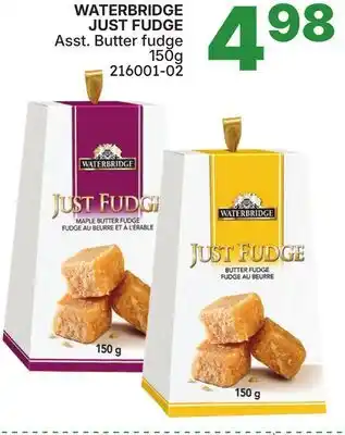 Rossy WATERBRIDGE JUST FUDGE Asst. Butter fudge offer