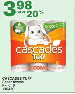 Rossy CASCADES TUFF Paper towels offer
