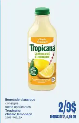 Wholesale Club LIMONADE CLASSIQUE offer