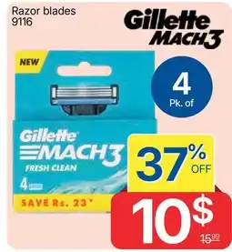 Rossy Gillette 4 Pk. of Razor blades offer