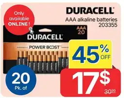 Rossy DURACELL AAA alkaline batteries offer