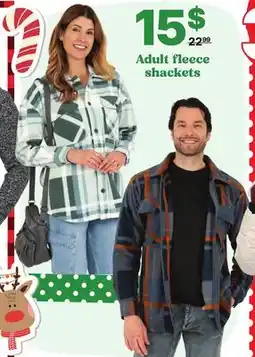 Rossy Adult fleece shackets offer