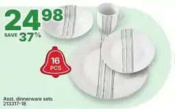 Rossy Asst. dinnerware sets offer