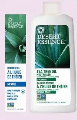Avril Dentaires Desert Essence offer