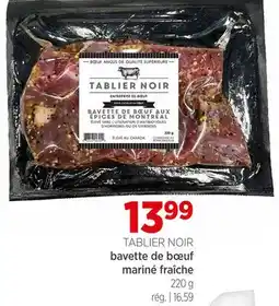 Avril Bavette de bœuf mariné fraîche offer
