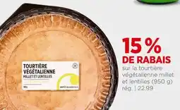 Avril Tourtière végétalienne millet et lentilles offer