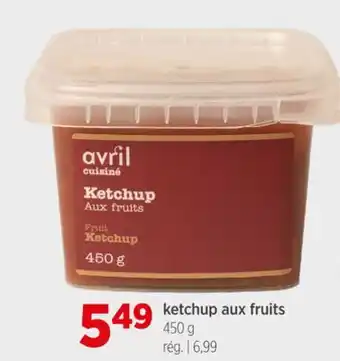 Avril Ketchup aux fruits offer