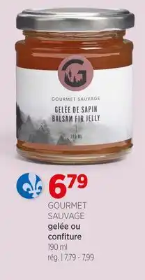 Avril GOURMET SAUVAGE gelée ou confiture offer