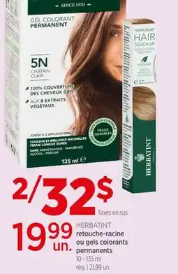 Avril Retouche-racine ou gels colorants permanents offer