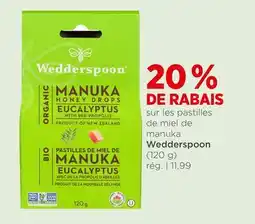 Avril sur les pastilles de miel de manuka Wedderspoon offer