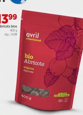 Avril abricots bios offer