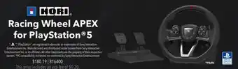 GameStop Racing Wheel APEX for Playstation5 offer