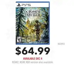 GameStop Octopath Traveler PS5 offer