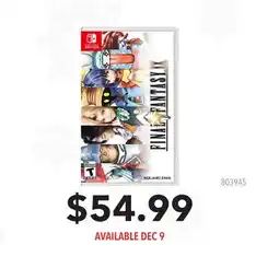 GameStop Final Fantasy offer
