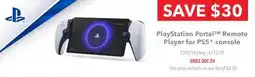 GameStop PlayStation Portal Remote Player for PS5 console offer