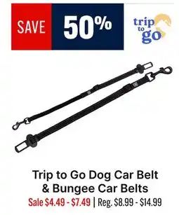Ren’s Pets Depot Trip to Go Dog Car Belt & Bungee Car Belts offer