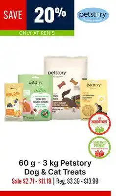 Ren’s Pets Depot Petstory Dog & Cat Treats offer
