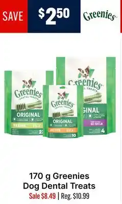 Ren’s Pets Depot Greenies Dog Dental Treats offer