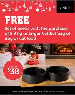 Ren’s Pets Depot 5.9 kg or larger Vetdiet bag of dog or cat food offer