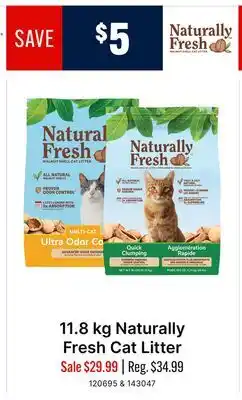 Ren’s Pets Depot 11.8 kg Naturally Fresh Cat Litter offer