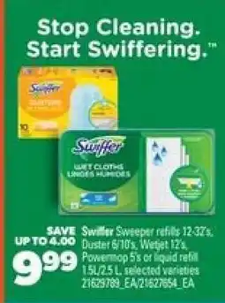 Real Canadian Superstore Swiffer Sweeper Refills offer
