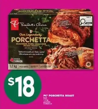 No Frills PC Porchetta Roast offer
