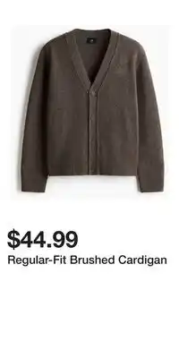 H&M Regular-Fit Brushed Cardigan offer