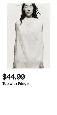 H&M Top with Fringe offer