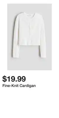 H&M Fine-Knit Cardigan offer