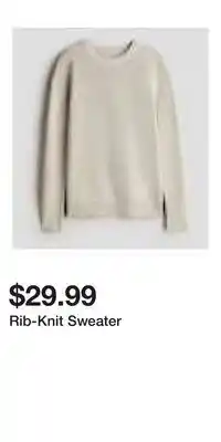 H&M Rib-Knit Sweater offer