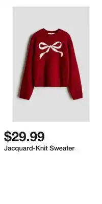 H&M Jacquard-Knit Sweater offer